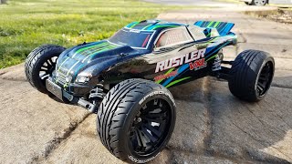 Traxxas Rustler 2wd vxl Street Tire Upgrade Duratrax Speedtreads Speedhawks Tire Test [upl. by Atnaloj699]