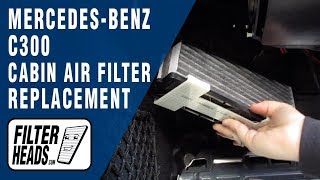 How to Replace Cabin Air Filter 2013 MercedesBenz C300  AQ1161C [upl. by Carothers2]