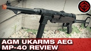 AGM UKARMS MP40 Review Unboxing and Shooting [upl. by Gupta]