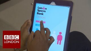 App for sperm donor search  BBC London News [upl. by Audre]