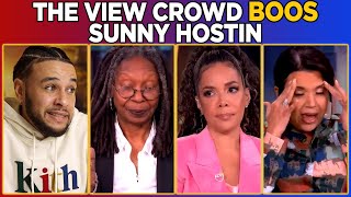 The Crowd BOOS Sunny Hostin Leaving Hosts SHOCKED [upl. by Naillimxam400]