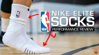 Nike NBA Elite Quick Crew Sock  Performance Review [upl. by Phares]