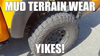 Shocking GOOD or BAD Mud Terrain Tire Wear After 10000 Miles [upl. by Daryn991]