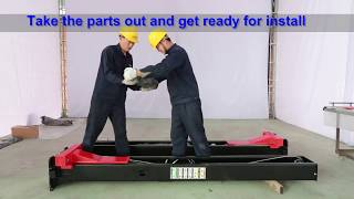 How to install two post car lift [upl. by Vin]