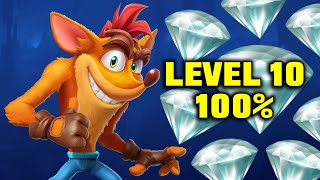 CRASH BANDICOOT 4  Jetboard Jetty 100 Level 10 All Boxes and Hidden Gem [upl. by Annavaj316]