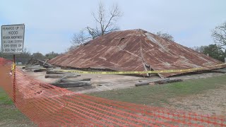 120yearold Poolville Tabernacle among damaged structures in severe storm [upl. by Randall]