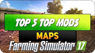 Favorite Maps In Ls17 Top 5 Mods 💖 [upl. by Noiram]