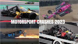 The Worst Motorsport Crashes Of 2023 [upl. by Asatan]