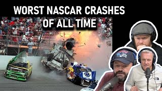 British Blokes React To The Worst NASCAR Crashes of All Time  OFFICE BLOKES REACT [upl. by Giulio634]