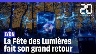 Lyon  La Fête des Lumières fait son grand retour avec plus de 30 installations [upl. by Leinadnhoj]