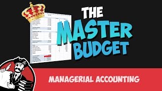 The Master Budget Cost Accounting Tutorial 42 [upl. by Augustus868]