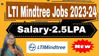 LTIMindtree Jobs India 20232024  Off Campus Hiring Drive  Apply Today [upl. by Summons]