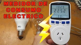 MEDIDOR DE CONSUMO ELECTRICO  POTENCIA [upl. by Maria465]