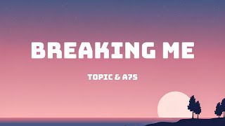 Topic amp A7S  Breaking Me Lyrics [upl. by Dobrinsky645]