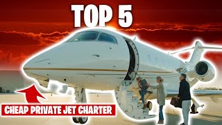 Top 5 Cheap Private Jet Charter Services 20222023 Lucky Jets Villiers Jets [upl. by Olive276]