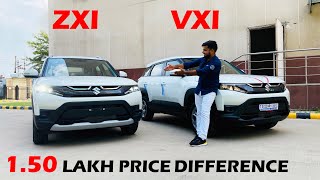 कोनसी लेनी चाहिए  New Brezza VXI vs ZXI  Kamal Yadav [upl. by Nilhsa]