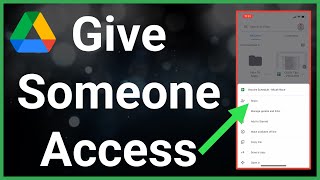 How To Give Access On Google Drive [upl. by Sudhir]