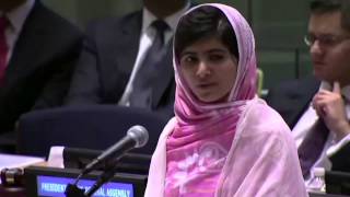 Highlights of Malalas speech at the UN [upl. by Anikehs]