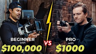 Beginner with 100000 FILM Gear vs PRO with 1000 Camera [upl. by Emili]