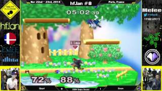 hflan 8  Djagof Cpt Falcon Vs Baxon Falco  SSBM Singles Winners Bracket R2 [upl. by Einwat363]