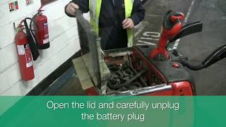 Powered Pallet Truck Battery Charging [upl. by Navarro250]