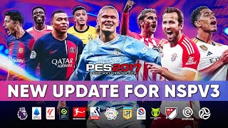 PES 2017 Update For Next Season Patch V3  Full Preview [upl. by Nylg]