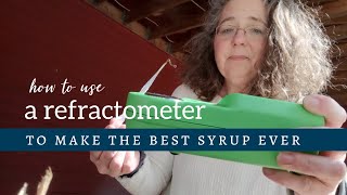 How to use a refractometer to measure brix amp why a sugarmaker needs to [upl. by Anilecram767]