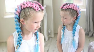 Simple Way To Do Feed In Braids Easy [upl. by Sardella]