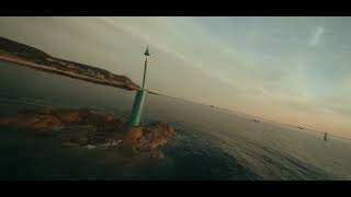 Cinelifter over water Sunset FPV Cruise  Shendrones Siccario [upl. by Yerd]