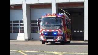 NewStaffordshire Fire amp Rescue Service  Hanley First Pump  Turnout [upl. by Ackerley]