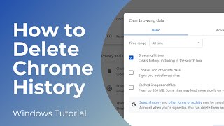 How to Delete Google Chrome History  Full Tutorial [upl. by Natalie466]