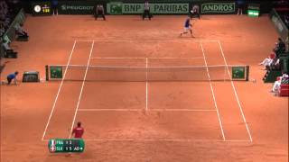 Highlights JoWilfried Tsonga FRA v Stan Wawrinka SUI [upl. by Judi914]