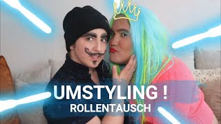 Umstyling Rollentausch Mein Mann und ich stylen uns zum anderen Geschlecht [upl. by Hector77]