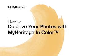 How to Colorize Your Black amp White Photos with MyHeritage In Color™ [upl. by Yreffeg403]