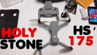 Holy Stone HS175 GPS Drone Setup Flight and Review drone [upl. by Mellitz]