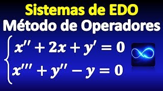 Sistemas de EDO Método de operadores [upl. by Aynik]