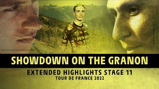 Highlights  Stage 11  TDF2022 [upl. by Elohcan]