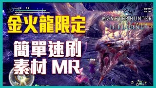 【MHWIB】刷金火龍技巧  快速提升MR 收集素材  魔物獵人世界 [upl. by Hilliary]