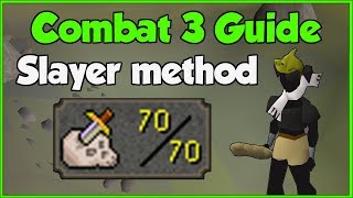 I got rank 1 Slayer in 1 month  OSRS Combat 3 guide [upl. by Coumas]