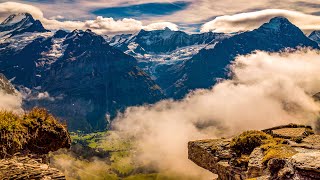 Soaring Over Mountains of the World No Sound — 4K UHD [upl. by Htiffirg]