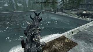 Skyrim Lakeview Manor Gate Fence Guards and more [upl. by Bowler]