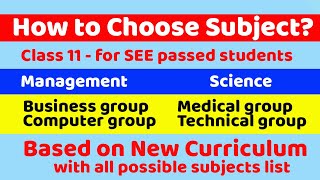 How to choose subjects in New Class 11 [upl. by Ernie239]