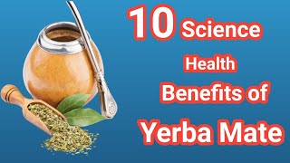 10 science backed health benefits of yerba mate  Sky world  Health TIps  yerba mate tea [upl. by Aydin]