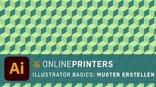 In Illustrator Muster erstellen – Basics Tutorial [upl. by Llezom]