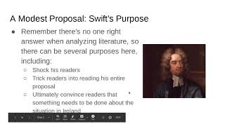 Practice With Rhetorical Analysis A Modest Proposal [upl. by Gino240]