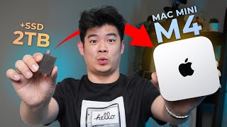 UNBOXING Mac Mini M4 Upgrade SSD 2TB‼️ [upl. by Abdu653]