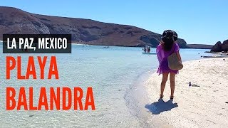 Balandra Beach and Snorkeling in La Paz Mexico  Most Beautiful Beach in Baja California Sur Mexico [upl. by Amsa]