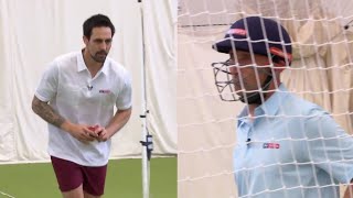 Mitchell Johnson Vs Naser Hussain  Ashes 2019 [upl. by Berrie]