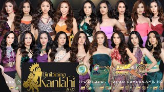 BINIBINING KANLAHI 2023 OFFICIAL CANDIDATES [upl. by Asiluj]