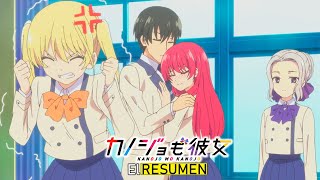 ⚡ENAMORÓ A 4 CHICAS  Kanojo Mo Kanojo o Girlfriend Girlfriend  Resumen Temporada 1 [upl. by Ilowell]